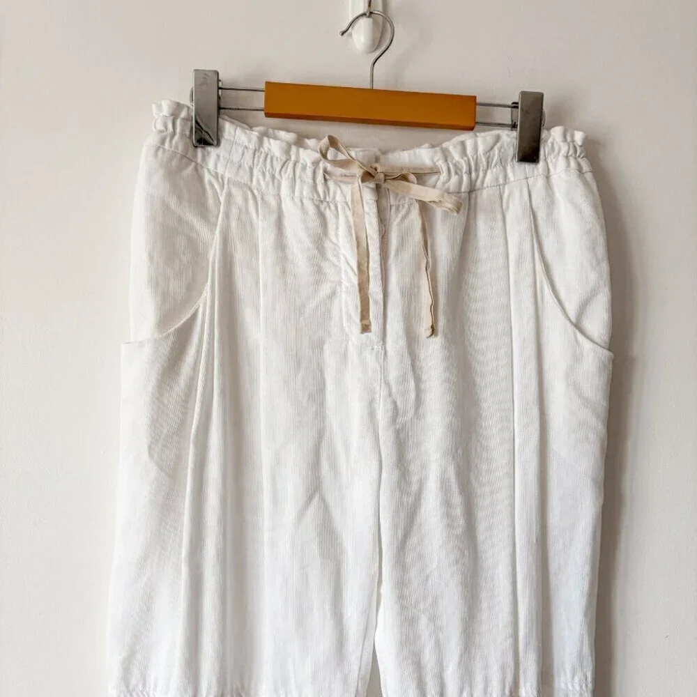 Aritzia Wilfred Marais Linen Lyocell Blend Pant White Size 4